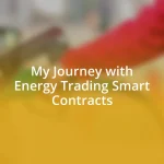 My Journey with Energy Trading Smart Contracts