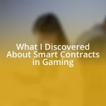 What I Discovered About Smart Contracts in Gaming